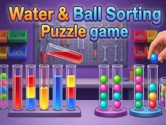 Игра Water & Ball Sorting Puzzle game онлајн