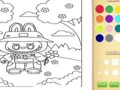 Игра Labubu Coloring Book For Kids онлајн