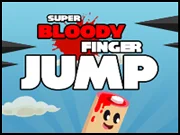 Игра Super Bloody Finger Jump онлајн