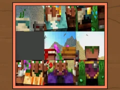 Игра Puzzle Minecraft онлајн