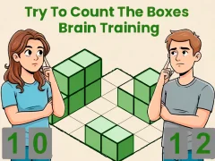 Игра Try To Count The Boxes Brain Training онлајн