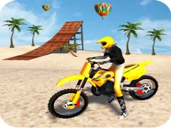 Игра Racing Moto: Beach Jumping Simulator онлајн
