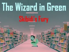Игра The Wizard Green Skibidis Fury онлајн