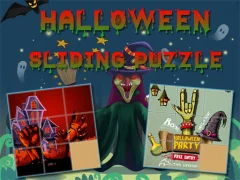 Игра Halloween Sliding Puzzle онлајн