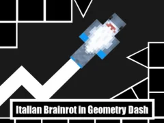 Игра Italian Brainrot in Geometry Dash онлајн