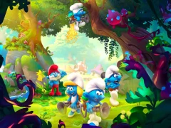 Игра Little Smurfs Coloring онлајн