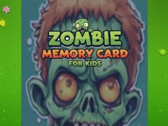 Игра Zombie Memory Card For Kids онлајн