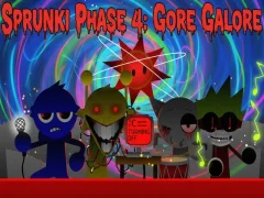 Игра Sprunki Phase 4: Gore Galore онлајн