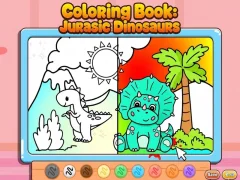 Игра Coloring Book: Jurassic Dinosaurs онлајн