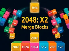 Игра 2048 X2 Merge Blocks онлајн