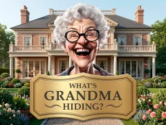 Игра What's Grandma Hiding онлајн