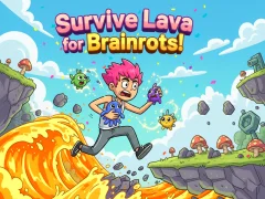 Игра Survive Lava for Brainrots! онлајн