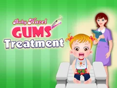 Игра Baby Hazel Gums Treatment онлајн