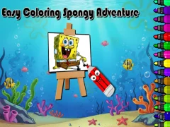 Игра Easy Coloring Spongy Adventure онлајн