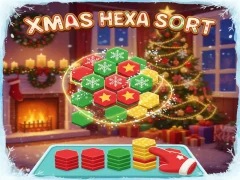 Игра Xmas Hexa Sort онлајн