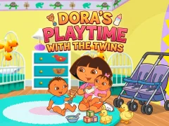 Игра Dora the Explorer Dora's Playtime with the Twins онлајн