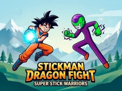 Игра Stickman Dragon Fight - Super Stick Warriors онлајн