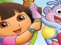 Игра Puzzle Fun Dora With Boots онлајн