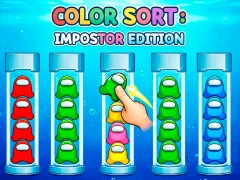 Игра Color Sort: Impostor Edition онлајн