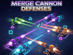 Игра Merge Cannon Defenses онлајн