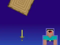 Игра Noob vs Pro But Knife Hit Minecraft онлајн