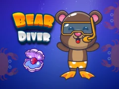Игра Bear Diver онлајн