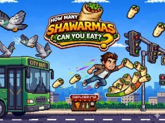 Игра How Many Shawarmas Can You Eat? онлајн