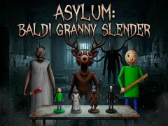 Игра Asylum: Baldi Granny Slender онлајн