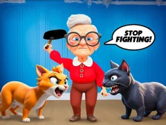 Игра Cat and Granny онлајн