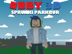 Игра Obby 3D Sprunki Parkour онлајн