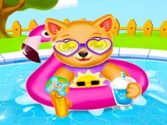 Игра Newborn Puppy Baby Shower онлајн