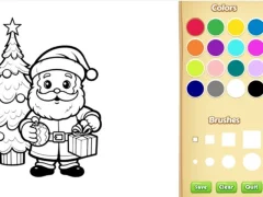 Игра Christmas Coloring Book For Kids онлајн