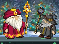 Игра Wizard Santa Jump онлајн