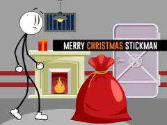 Игра Merry Christmas Stickman онлајн
