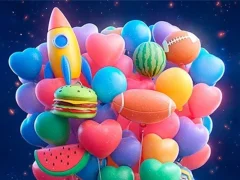 Игра Merge 3D - Match 3 Balloons онлајн