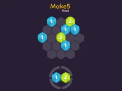 Игра Make 5 Hexa онлајн