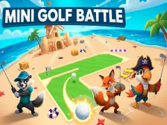 Игра Mini Golf Battle онлајн