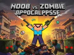 Игра Noob vs Zombie Apocalypse онлајн