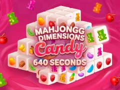 Игра Mahjongg Dimensions Candy 640 seconds онлајн