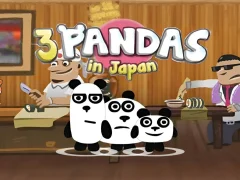 Игра 3 Pandas In Japan HTML5 онлајн