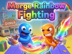 Игра Merge Rainbow Fighting онлајн