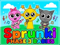 Игра Sprunki baby PHASE 3 онлајн