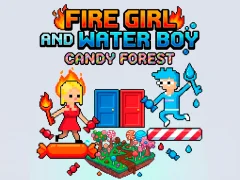Игра Fire Girl and Water Boy Candy Forest онлајн