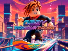 Игра Obby Parkour Racing онлајн