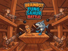 Игра Brainrot Tung Sahur Battle онлајн