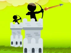 Игра Stickman Archer Castle онлајн