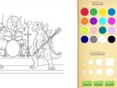 Игра Dinosaur Coloring Book For Kids онлајн