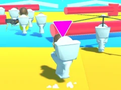Игра Fall Boys Skibidi Toilet онлајн