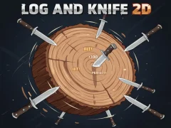 Игра Log And Knife 2D онлајн