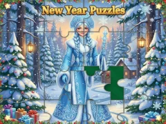 Игра New Year Puzzles онлајн